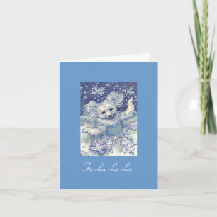 Weihnachtskarte Schneeflocke-Tänzer Feiertagskarte