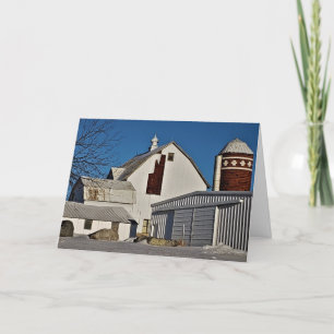 Weihnachtskarte "Shady Oak Farm" Karte