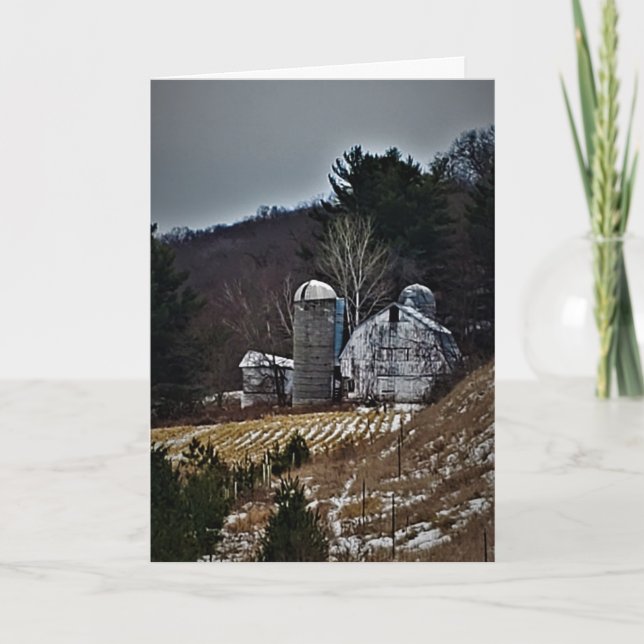 Weihnachtskarte "Taylors Farm" Karte (Vorderseite)