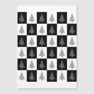 Weihnachtskarte Tree Schach Magnetkarte