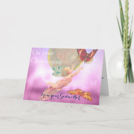 Weihnachtskarte von Godmutter Godparent Karte