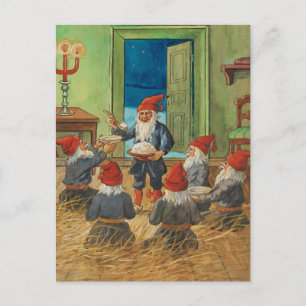 Weihnachtskarte von Jenny Nystrom Postkarte
