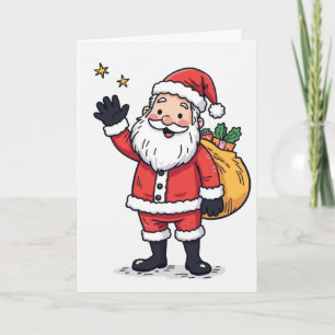Weihnachtskarte wachsen - Blank im Urlaub Karte