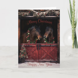 Weihnachtskarte "Weihnachten Kanadier" Feiertagskarte