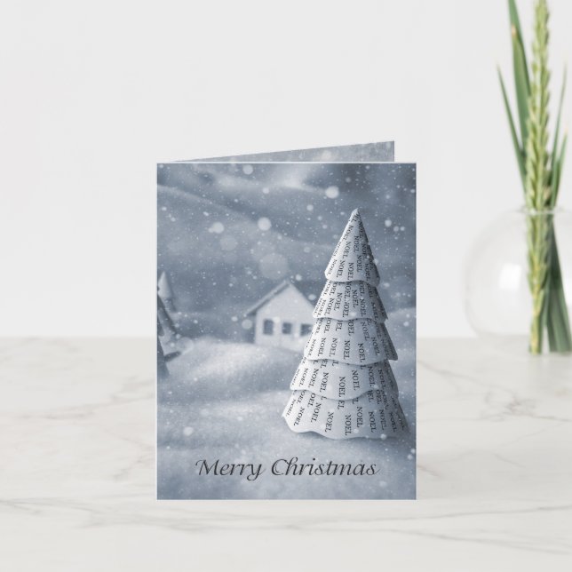 Weihnachtskarte Weihnachten Tree (Vorderseite)