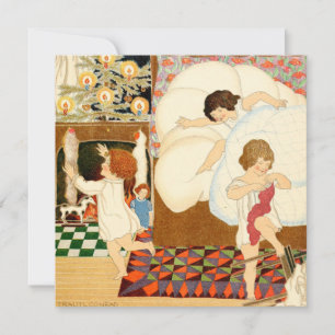 Weihnachtskarte   Weihnachtskinder Feiertagskarte