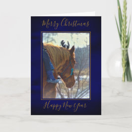 Weihnachtskarte "Weihnachtsritt" Feiertagskarte
