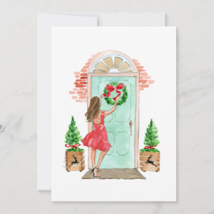 Weihnachtskarte "Weihnachtsschrei" Ankündigung