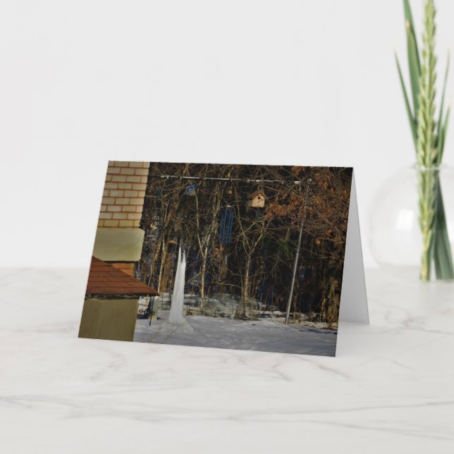 Weihnachtskarte "Wohnungen in Limbo" Karte (Vorderseite)