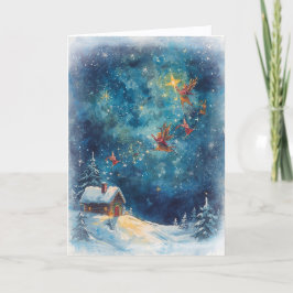 Weihnachtskarte - Wünsche erfüllt Karte