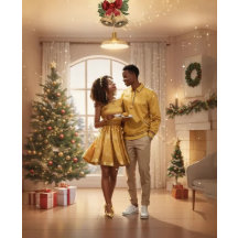 Weihnachtskarte zum Jubiläum