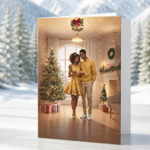 Weihnachtskarte zum Jubiläum