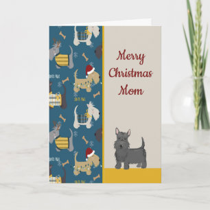 Weihnachtskarte zum Mama vom Haustier Karte