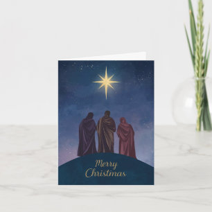 Weihnachtskarte zur Geburt Christi Feiertagskarte
