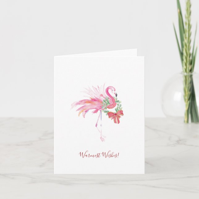 Weihnachtskarten außer Foto Florida Beach Dankeskarte (Vorderseite)