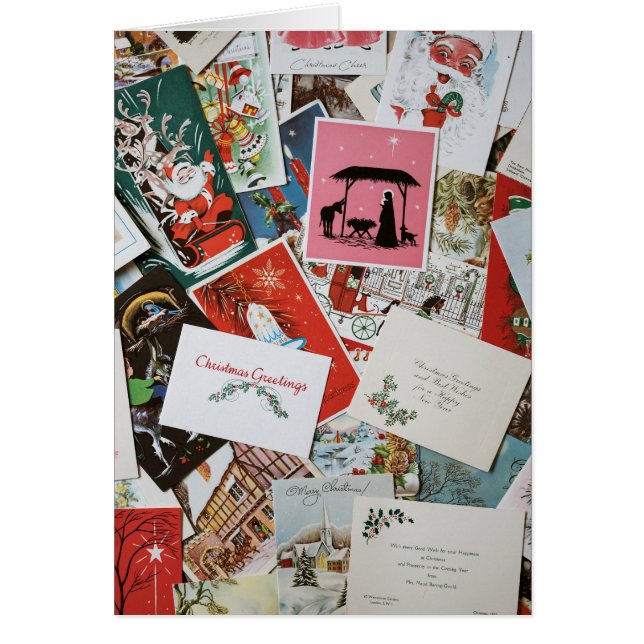 Weihnachtskarten-Collage (Vorne)