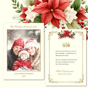 Weihnachtskarten des katholischen Fotos Jesus Mary Feiertagskarte