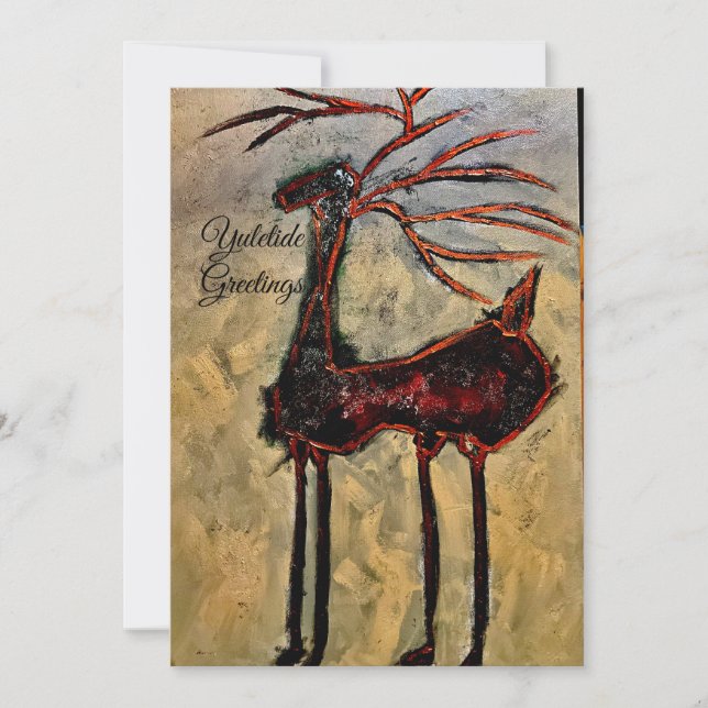 Weihnachtskarten Einladung (Vorderseite)