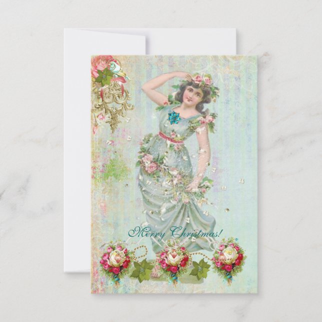 Weihnachtskarten Einladung (Vorderseite)