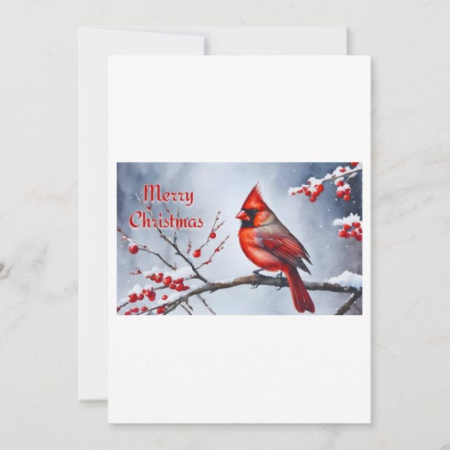 Weihnachtskarten Einladung (Vorderseite)