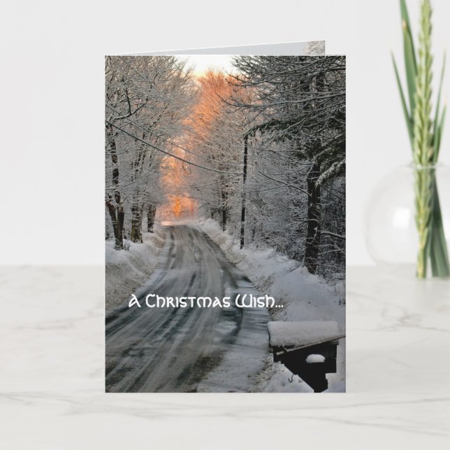 Weihnachtskarten erneuern feiertagskarte (Vorderseite)