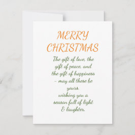 Weihnachtskarten Feiertagskarte