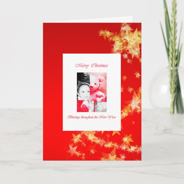 Weihnachtskarten Feiertagskarte (Vorderseite)