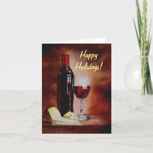 Weihnachtskarten Feiertagskarte (Vorderseite)