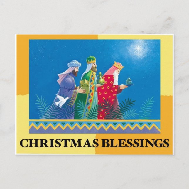 Weihnachtskarten Feiertagspostkarte (Vorderseite)