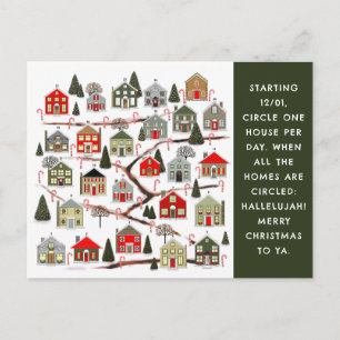 Weihnachtskarten Feiertagspostkarte