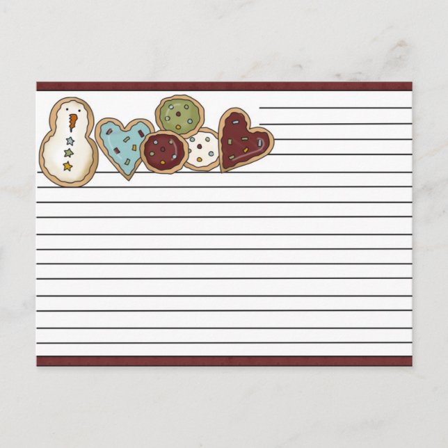 Weihnachtskarten Feiertagspostkarte (Vorderseite)