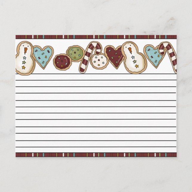 Weihnachtskarten Feiertagspostkarte (Vorderseite)