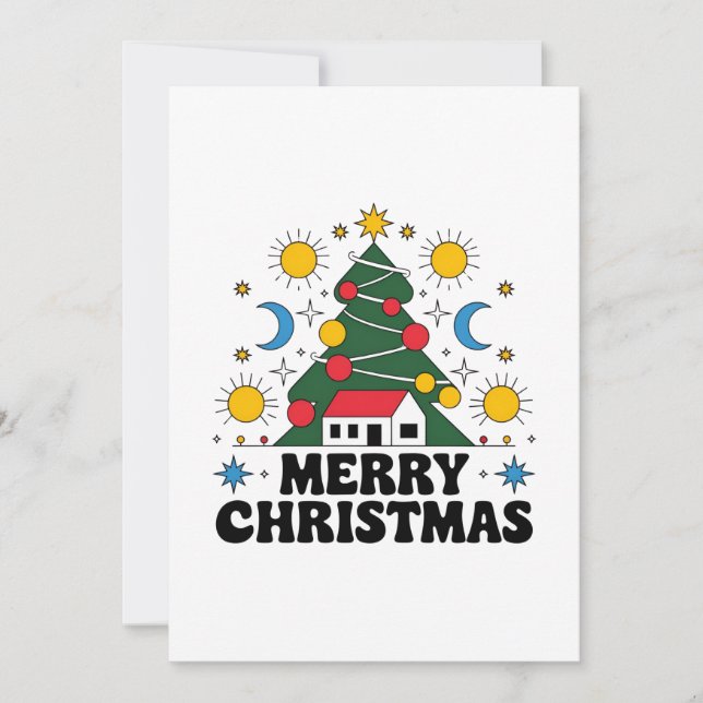 Weihnachtskarten: Festliches neues Modell Feiertagskarte (Vorderseite)