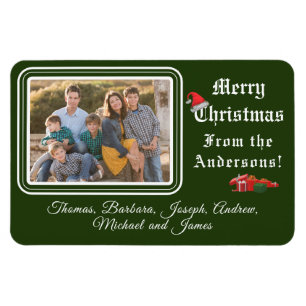 Weihnachtskarten-Foto Magnet
