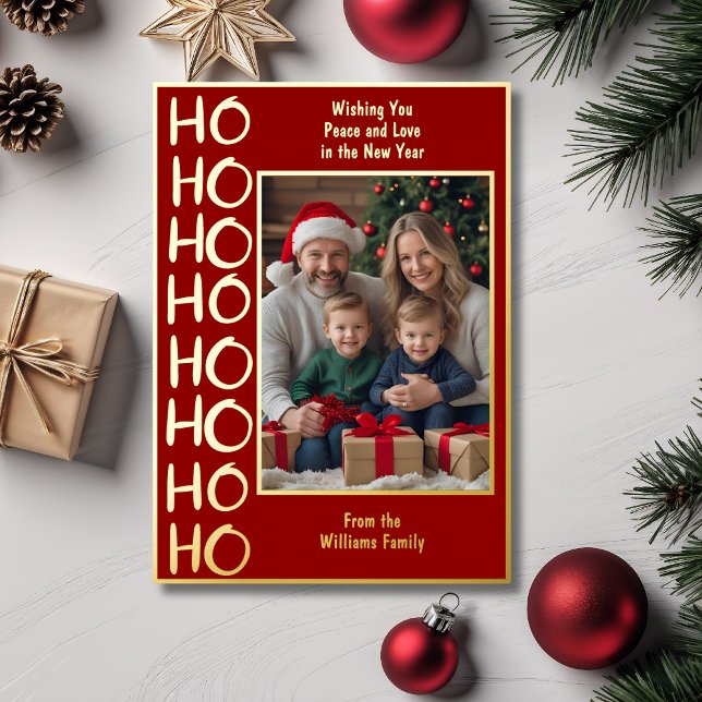 Weihnachtskarten für 2 Fotos Folien Feiertagskarte (Von Creator hochgeladen)