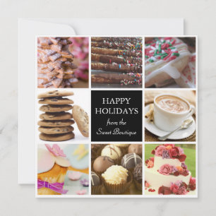 Weihnachtskarten für Bäckereien Feiertagskarte
