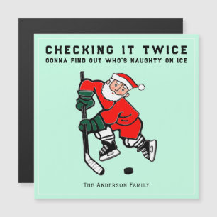Weihnachtskarten für Creative Hockey Magnetkarte