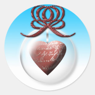 Weihnachtskarten für das Weihnachtslied Aufkleber