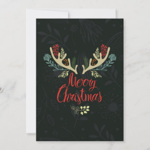 Weihnachtskarten für Kalligraphie Feiertagskarte