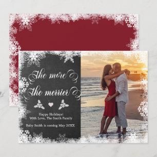 Weihnachtskarten für Snowy Foto Einladung