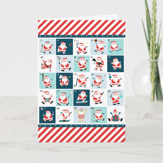 Weihnachtskarten für Sport Feiertagskarte (Vorderseite)