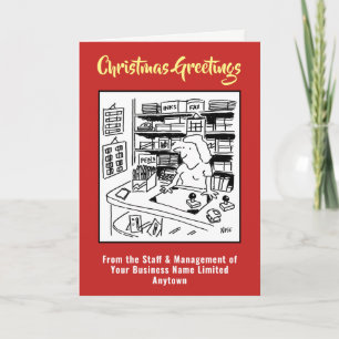 Weihnachtskarten für Stationer oder Büromaterial Feiertagskarte