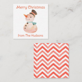 Weihnachtskarten für Watercolor Mitteilungskarte