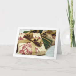 Weihnachtskarten-Geschenk H Feiertagskarte