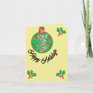 Weihnachtskarten : Happy Holiday's Feiertagskarte