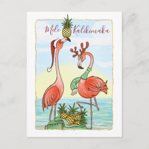 Weihnachtskarten Hawaii-Postkarten- Mele Ankündigungspostkarte