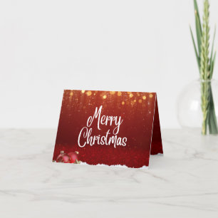 Weihnachtskarten - landschaftlich gefaltete Weihna Feiertagskarte