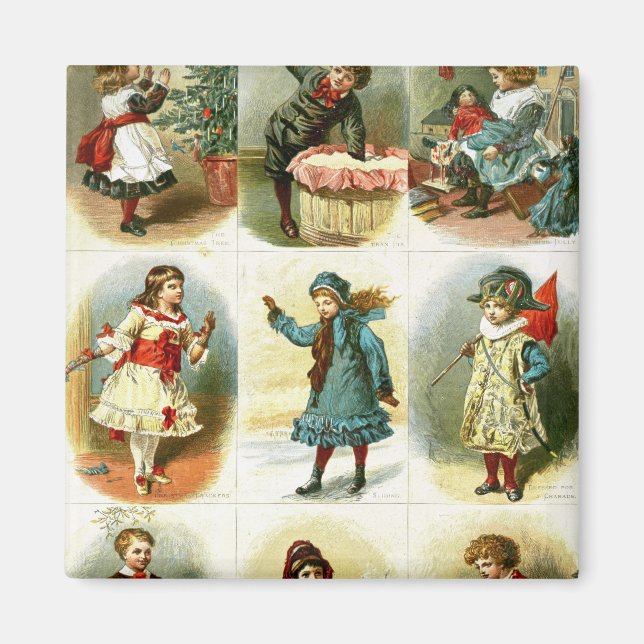 Weihnachtskarten Magnet (Vorne)