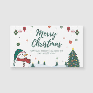 Weihnachtskarten Magnetkarte