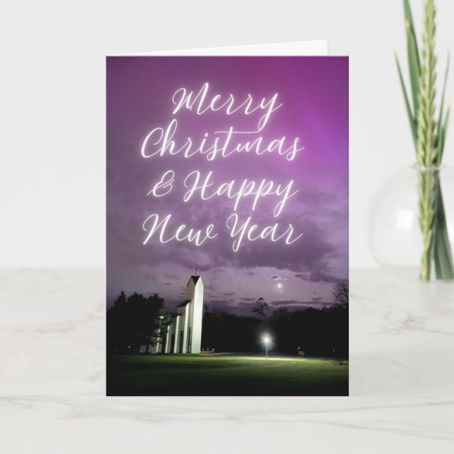 Weihnachtskarten mit Bibelversen  Feiertagskarte (Vorderseite)